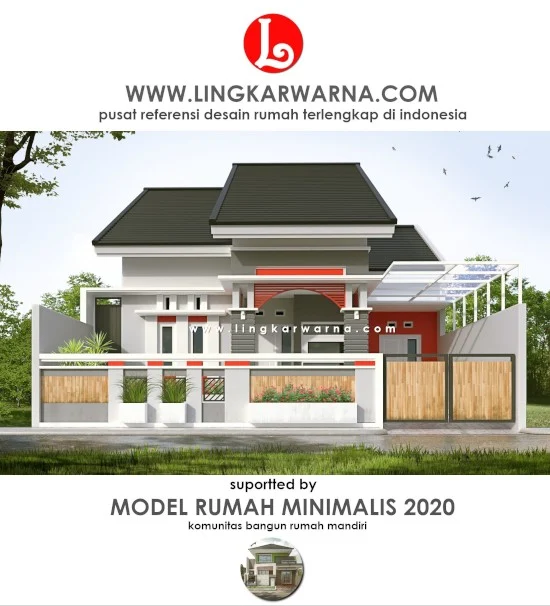 Lingkar Warna 15 Desain Pagar Rumah Minimalis Kekinian