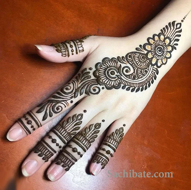 फैंसी मेहंदी डिजाइन फोटो - Fancy Mehndi Design