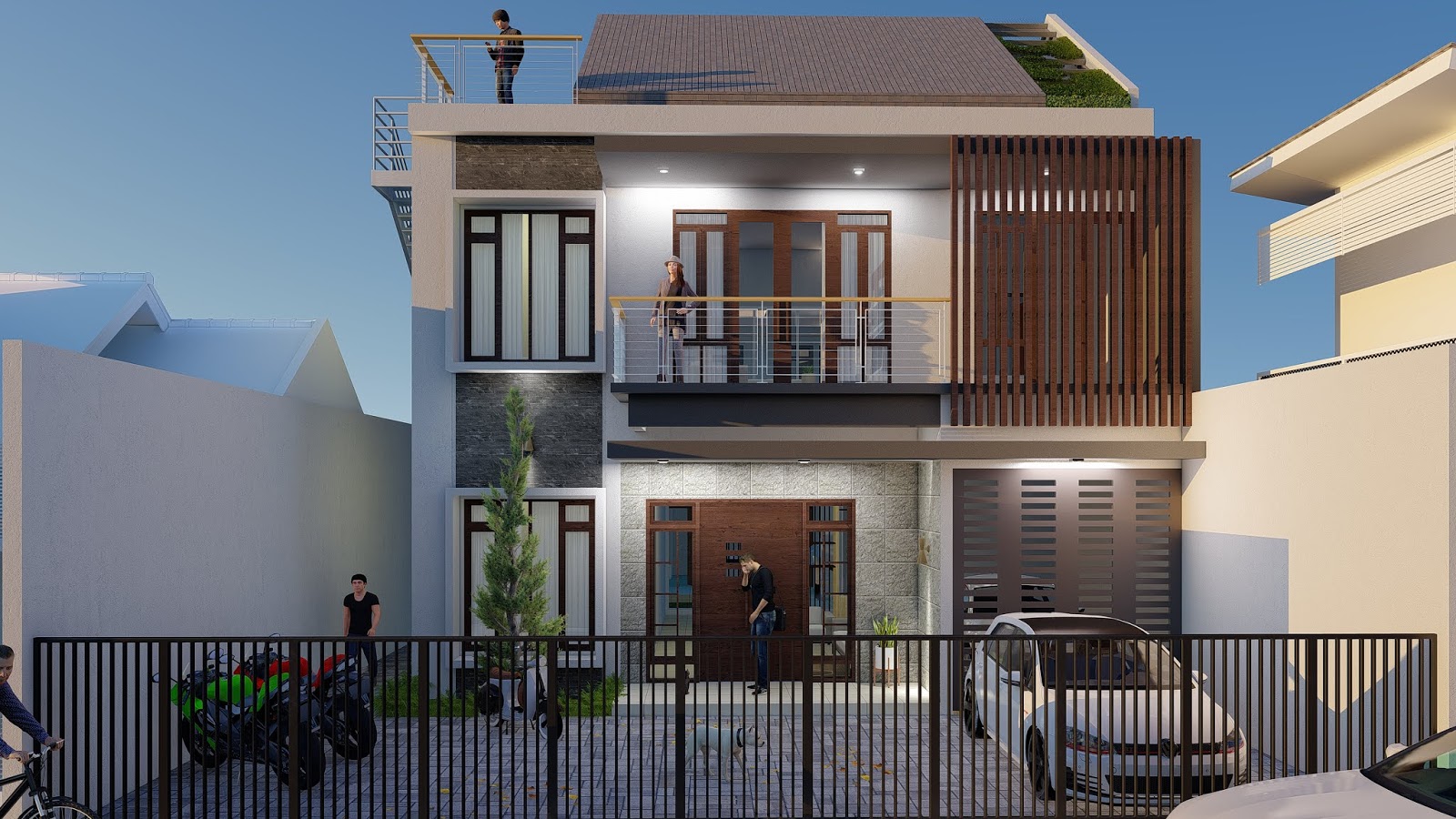 Fasad Rumah Kost 2 Lantai Situs Properti Indonesia