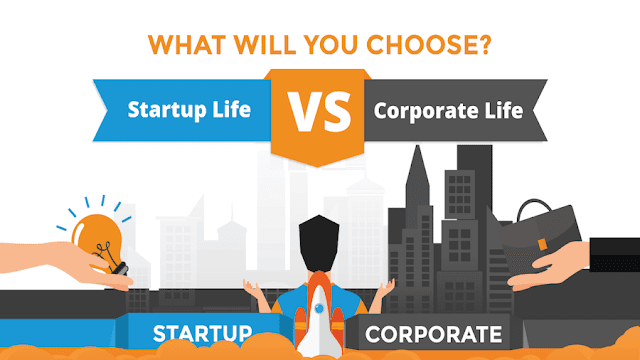 Startup Job vs. Corporate Life
