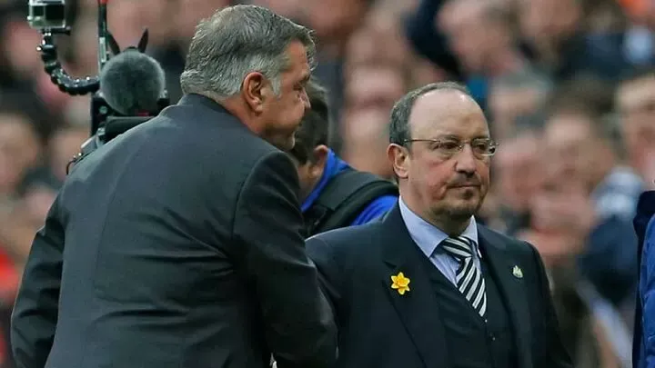 Allardyce says Benitez will gain Everton fans support if he starts winning