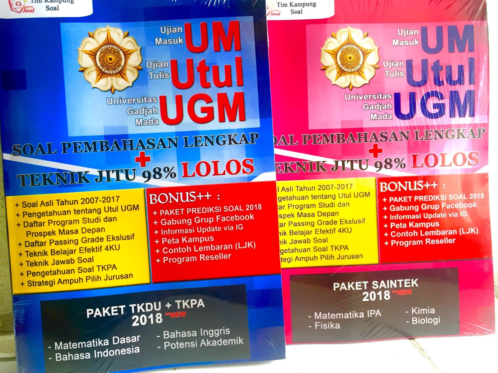 untuk jurusan IPA 1 buku TKPA 1 buku SAINTEK untuk jurusan IPS 1 buku TKPA 1 buku SOSHUM buku ini mampu menjawab keraguan adik adik dalam