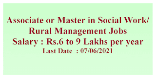 Associate or Master in Social Work/Rural Management Jobs in LIC Housing Finance Limited