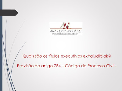 Títulos Executivos Extrajudiciais