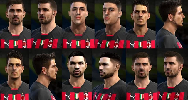 AC Milan Facepack 2023 For PES 2013