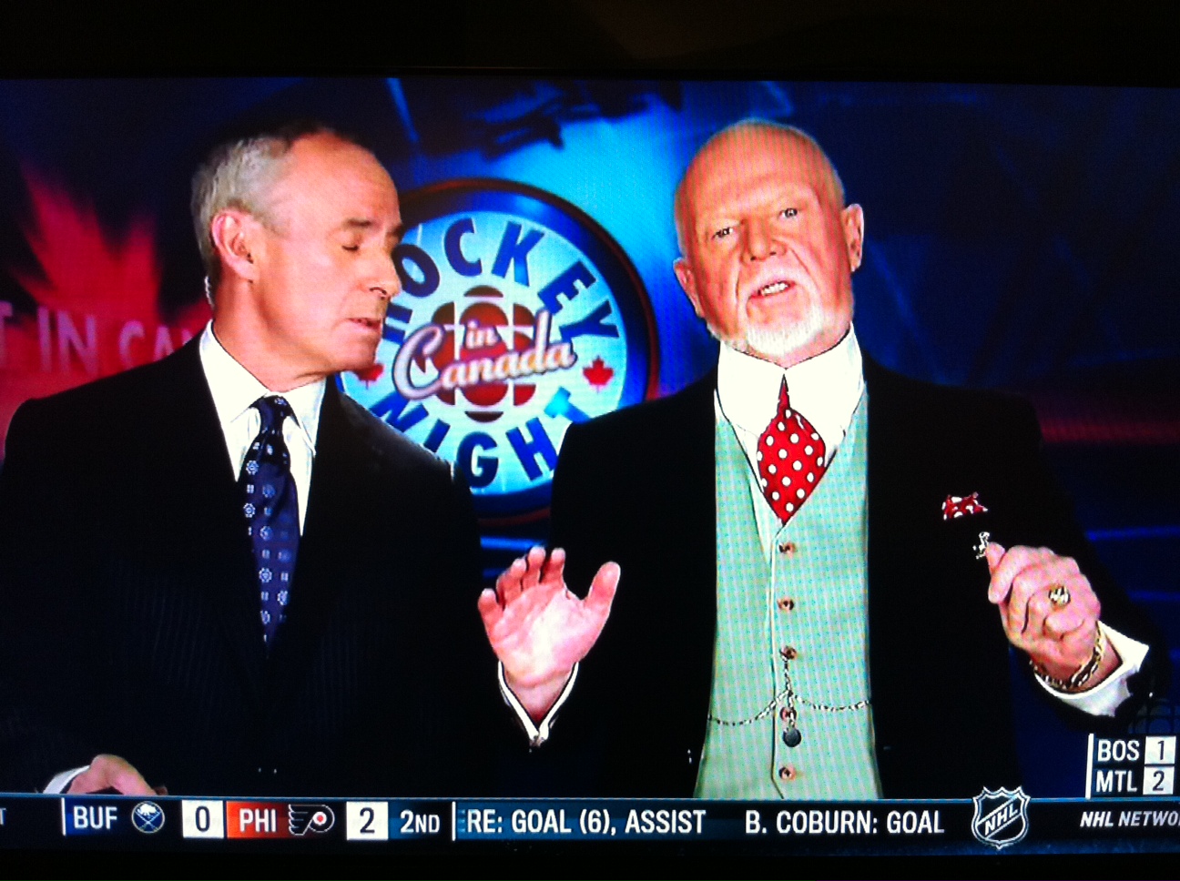 Dave's Blog: Don Cherry's Suit of the Night - 4/26/11