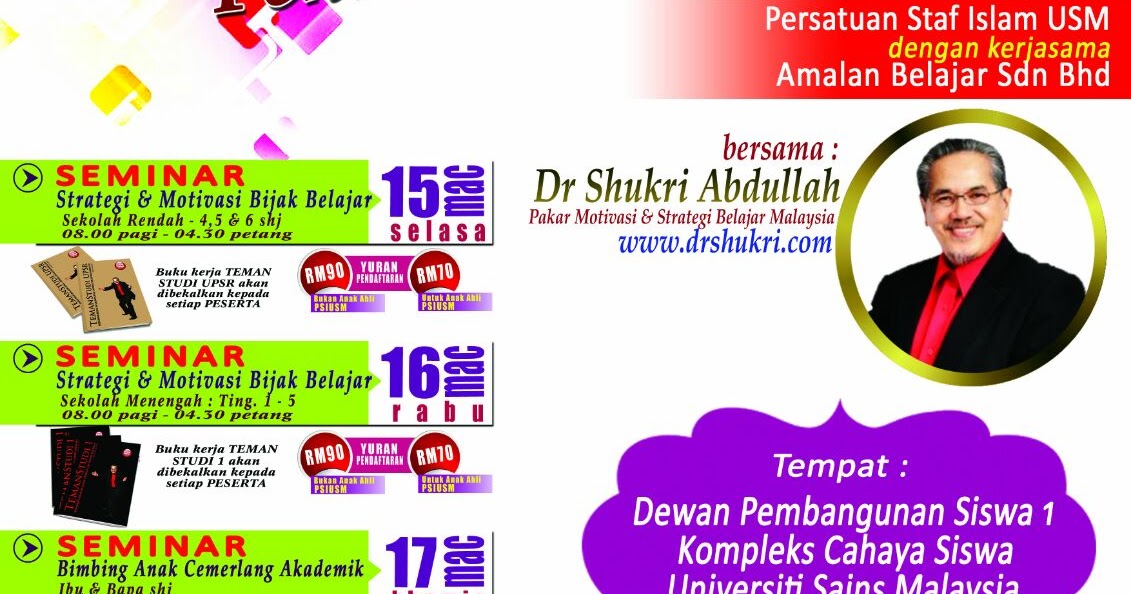 PERSATUAN STAF ISLAM: SEMINAR MOTIVASI PENDIDIKAN 2016