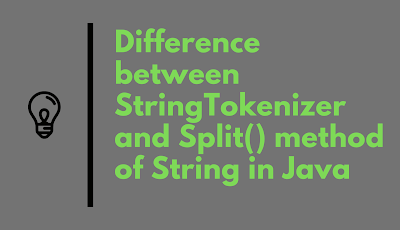 Difference between StringTokenizer and Split method in Java?