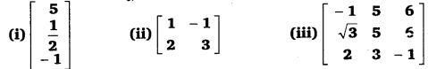 Solutions Class 12 गणित-I Chapter-3 (आव्यूह)