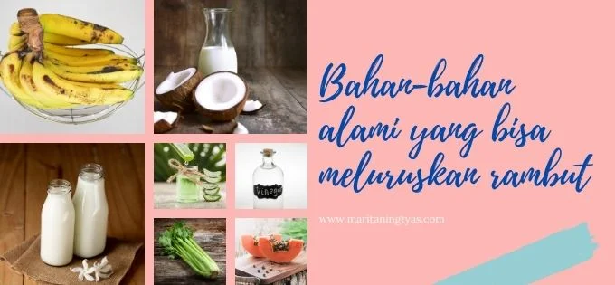 meluruskan rambut dengan bahan alami