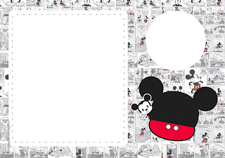 Vintage Mickey: Free Printable Invitations.