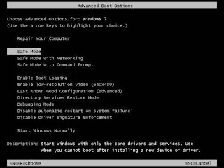 Cara Masuk Safe Mode Pada Windows XP, 7 dan Vista