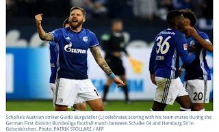 BUNDESLIGA: Schalke move Second Place after 2-0 win over Hamburg