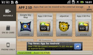 how to use app2sd