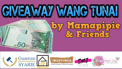 Giveaway Wang Tunai Mamapipie