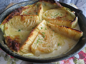 Braised Cabbage with Horseradish Cream