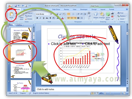 Chart atau grafik biasanya perlu kita tampilkan dalam presentasi Cara Menambah Chart di Slide Presentasi Powerpoint