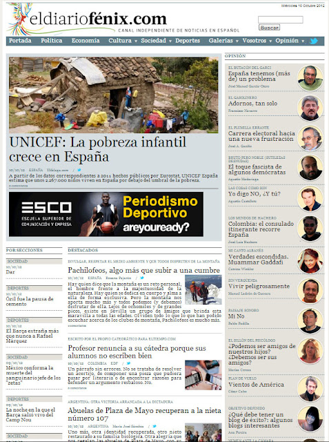 Portada de Diario Fenix