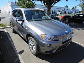 BMW X3 after collision repairs at Almost Everything Auto Body.