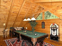 Pool tables and more at Smoky Mountain Lodging