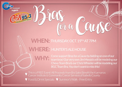 Support Our Bras for a Cause Event at Graff Mt. Pleasant!