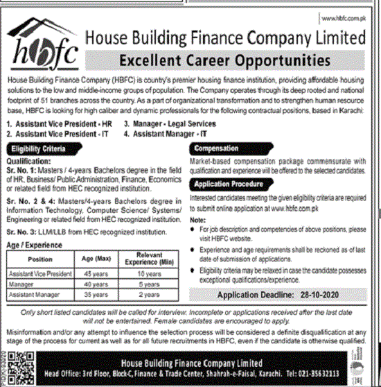 house-building-finance-company-hbfc-jobs-2020-karachi-latest-advertisement