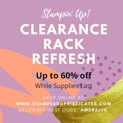 Stampin' Up! Clearance Rack Sale begins 1 December 2022