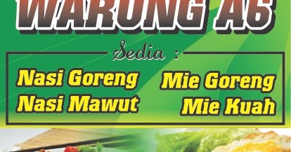  Spanduk Warung Sederhana Nasi Goreng A6