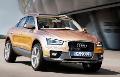 Audi Q3 performed by designers