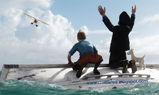 image from Hollywood film THE ADVENTURE OF TINTIN
