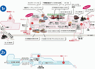 東武博物館フロアマップ