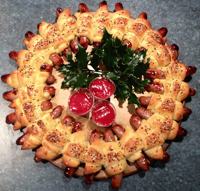 Sausage and Croissant Wreath