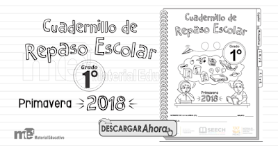 Cuadernillo de Repaso Escolar Primer Grado Primavera 2018