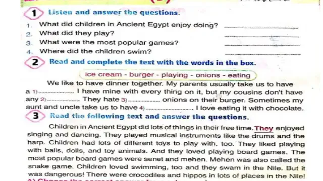 اقوى امتحاناتلغة انجليزية على الوحدات كونكت بلس 5 للصف الخامس الابتدائى لغات ترم ثانى 2025