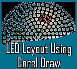 Design LED Edit layout using CorelDraw