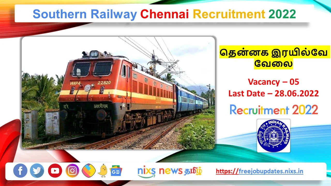 Southern Railway Sports Person Recruitment 2022
