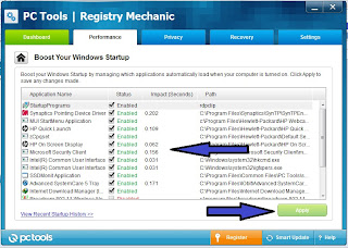 menu boost your windows startup