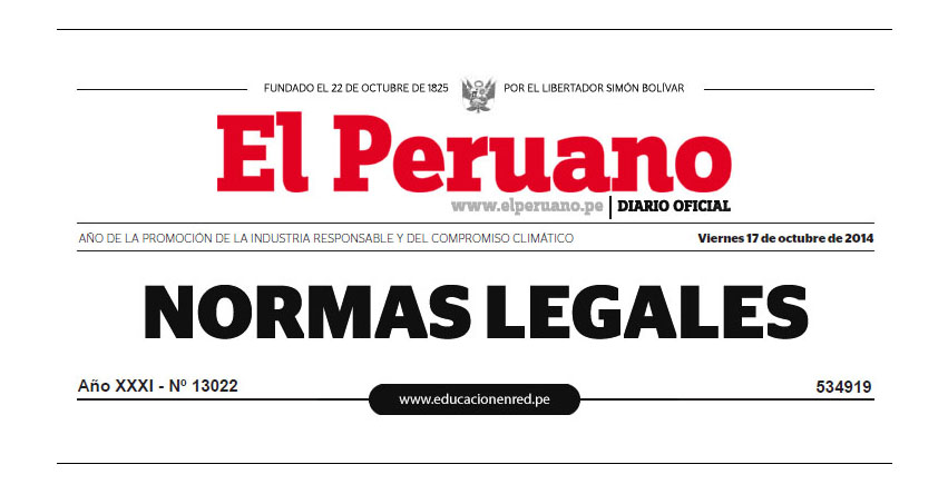 D. S. Nº 006-2014-MINEDU - Incorpora Disposición Complementaria Transitoria al Reglamento de la Ley N° 29944, Ley de Reforma Magisterial, aprobado por Decreto Supremo N° 004-2013-ED - www.minedu.gob.pe