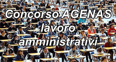 Concorso impiegati amministrativi AGENAS 