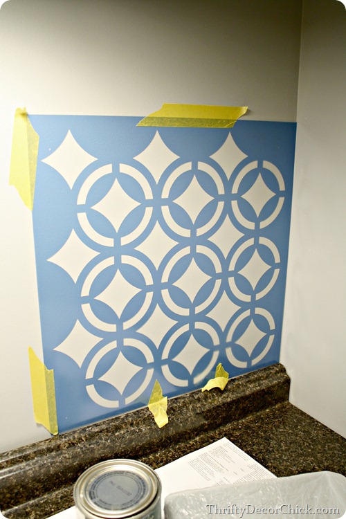 How to stencil a wall