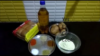 Ingredients for Vada Pav | Wada Pao | Bombay Burger