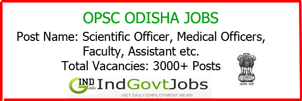 OPSC Jobs