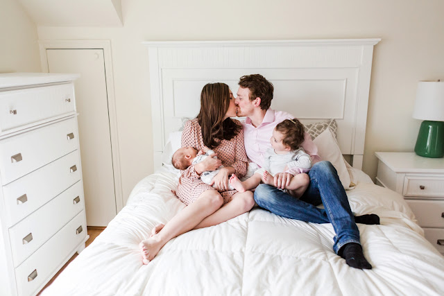This Alexandria, Virginia family of three is now a family of FOUR!  Photography by Heather Ryan Photography