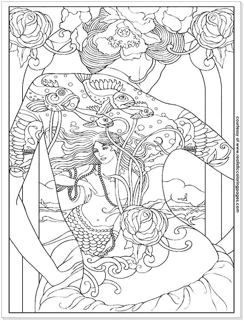 Download 8 Tattoo Design Adults Coloring Pages | Realistic Coloring Pages