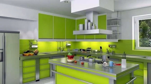 bright colors kitchen design trends 2020