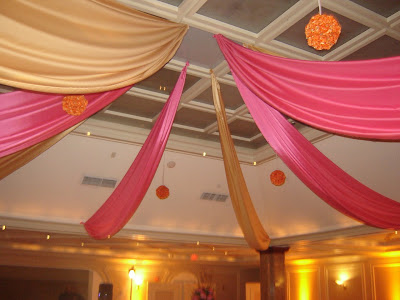 The FAB Ceiling Swag done by Pedestals The Gobo based on the original logo I