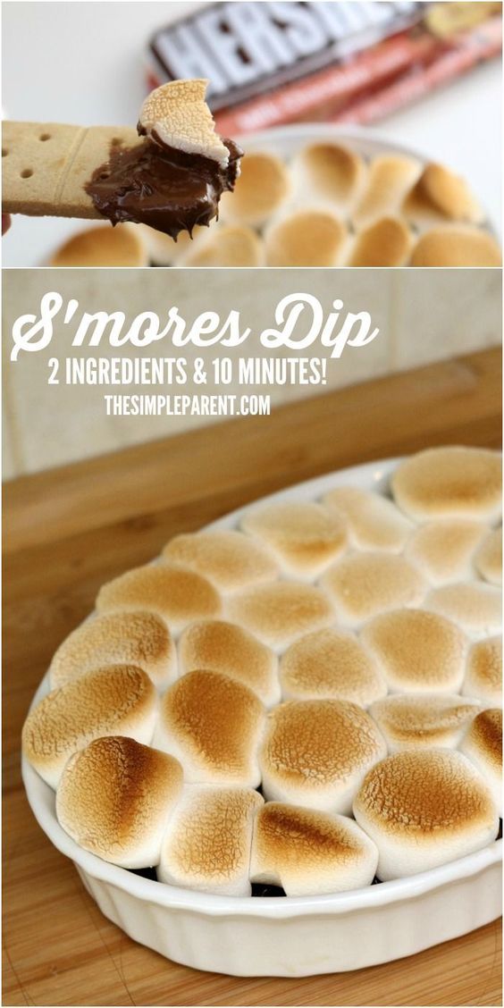 Have fun in the kitchen with your kids and this easy Smores Dip recipe! #HelloHappy #IC AD