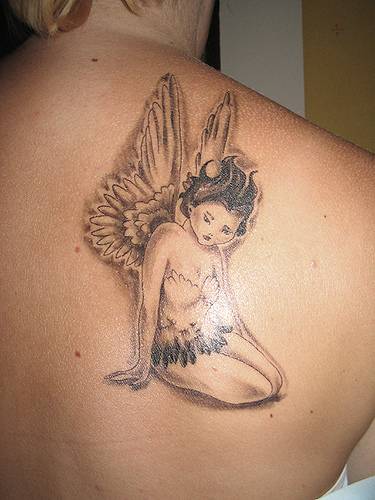 angel tattoos for girls. Angel Tattoos For Girls