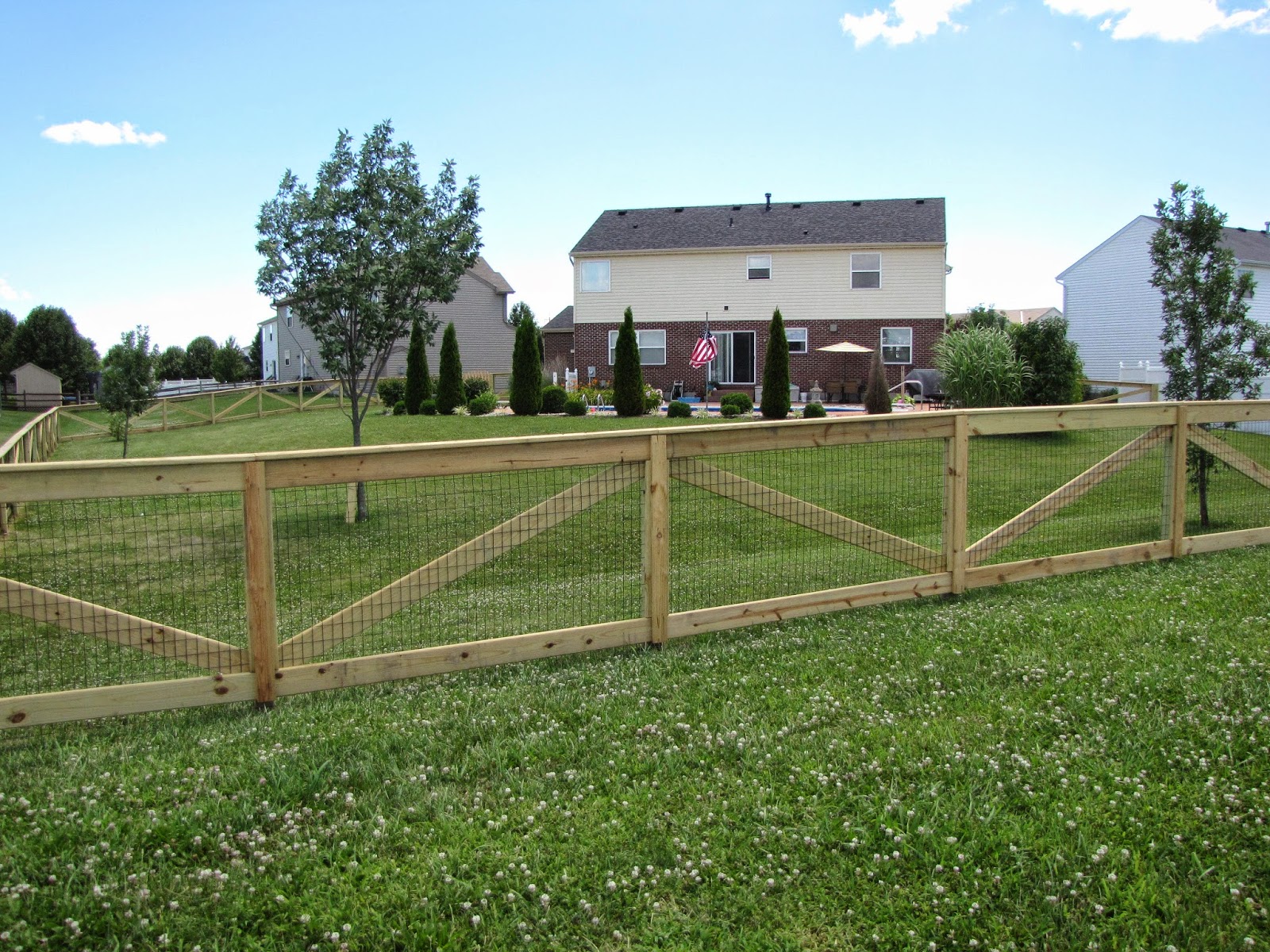 home happy home: Fencing in our backyard part 2