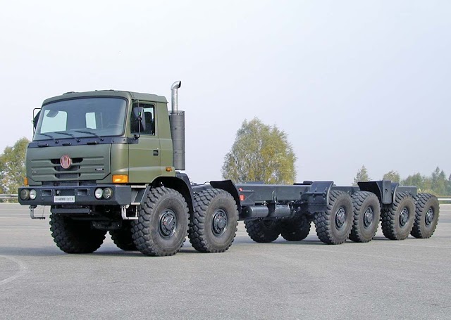 12x12 Special Chassis Tatra Cargo Truck